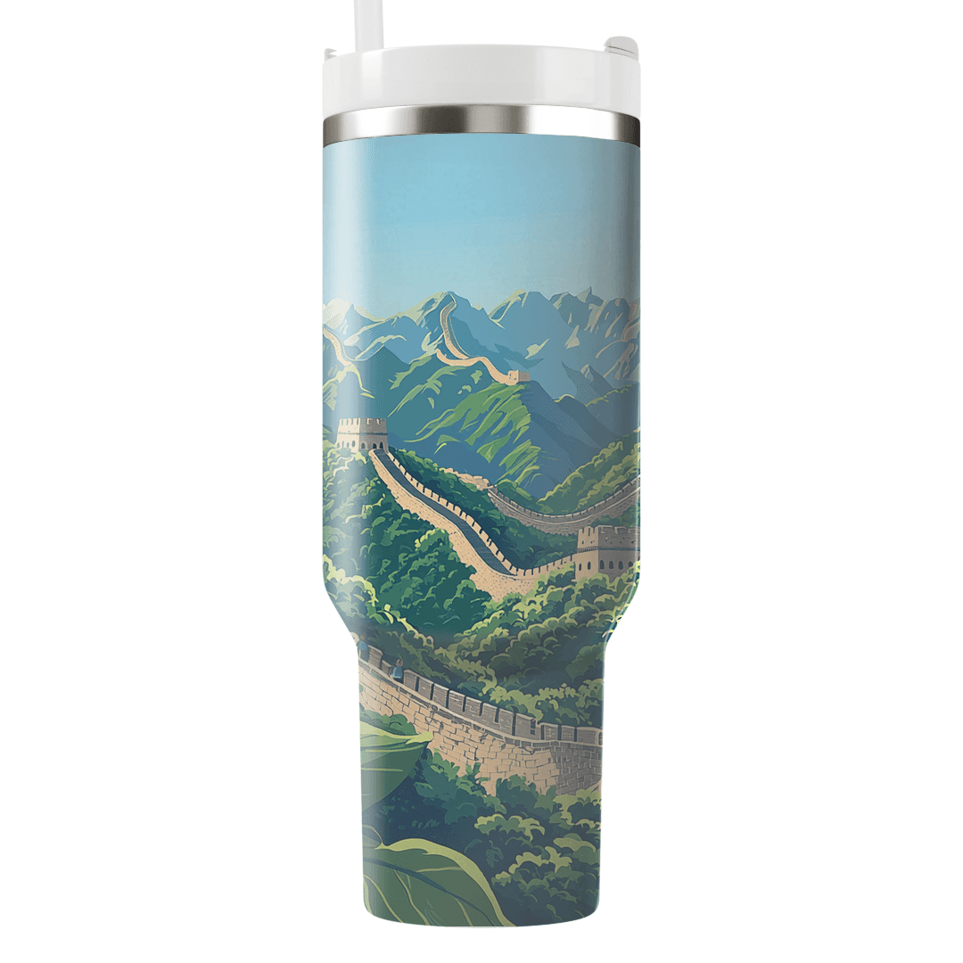 The Great Wall Of China Tumblers With Lids