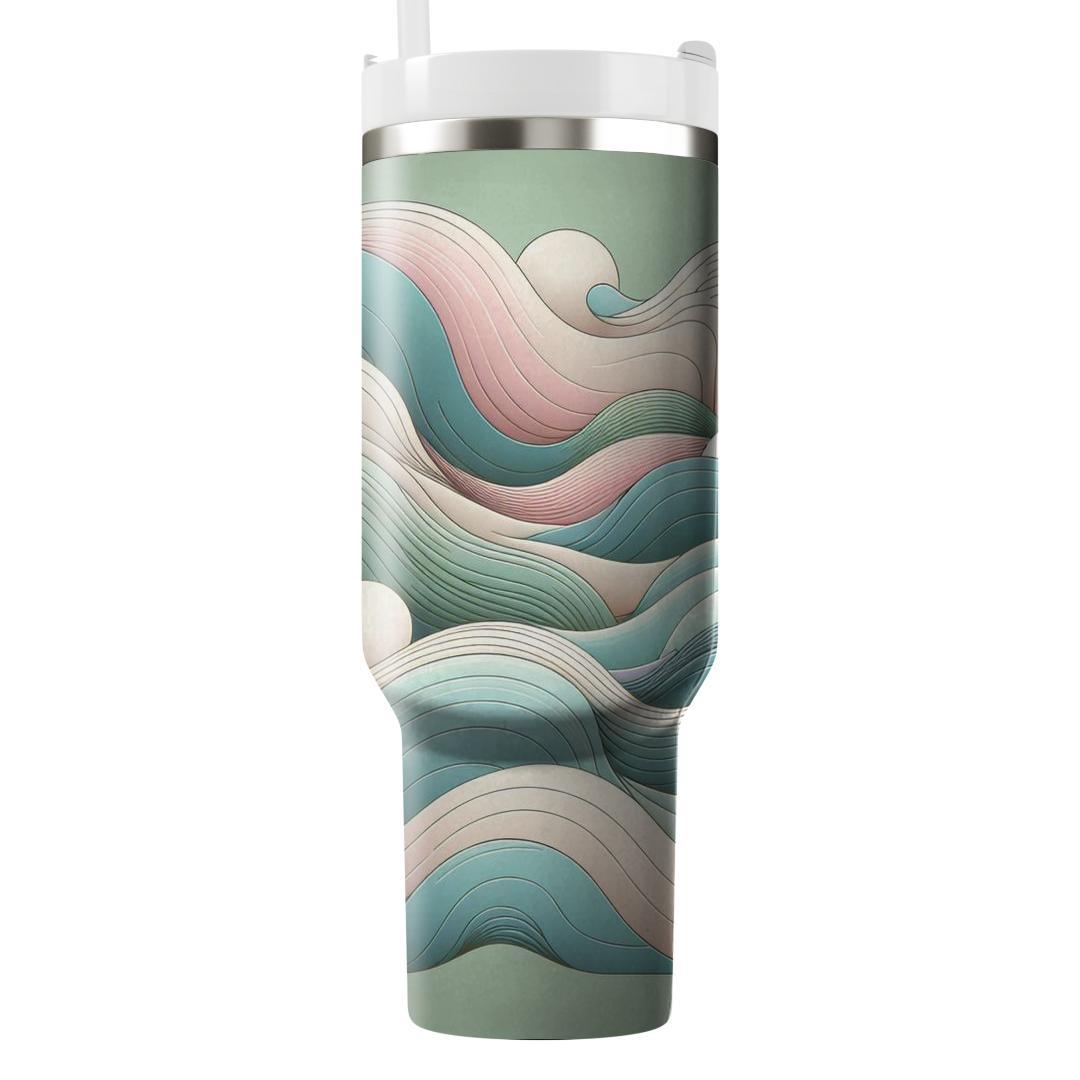 Delightful Pastel Waves  Custom Tumblers