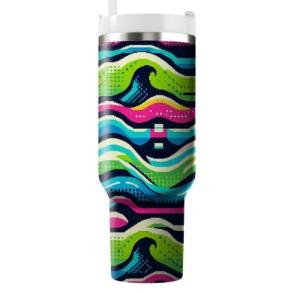 Retro Arcade Wave  Tumblers For Gifts