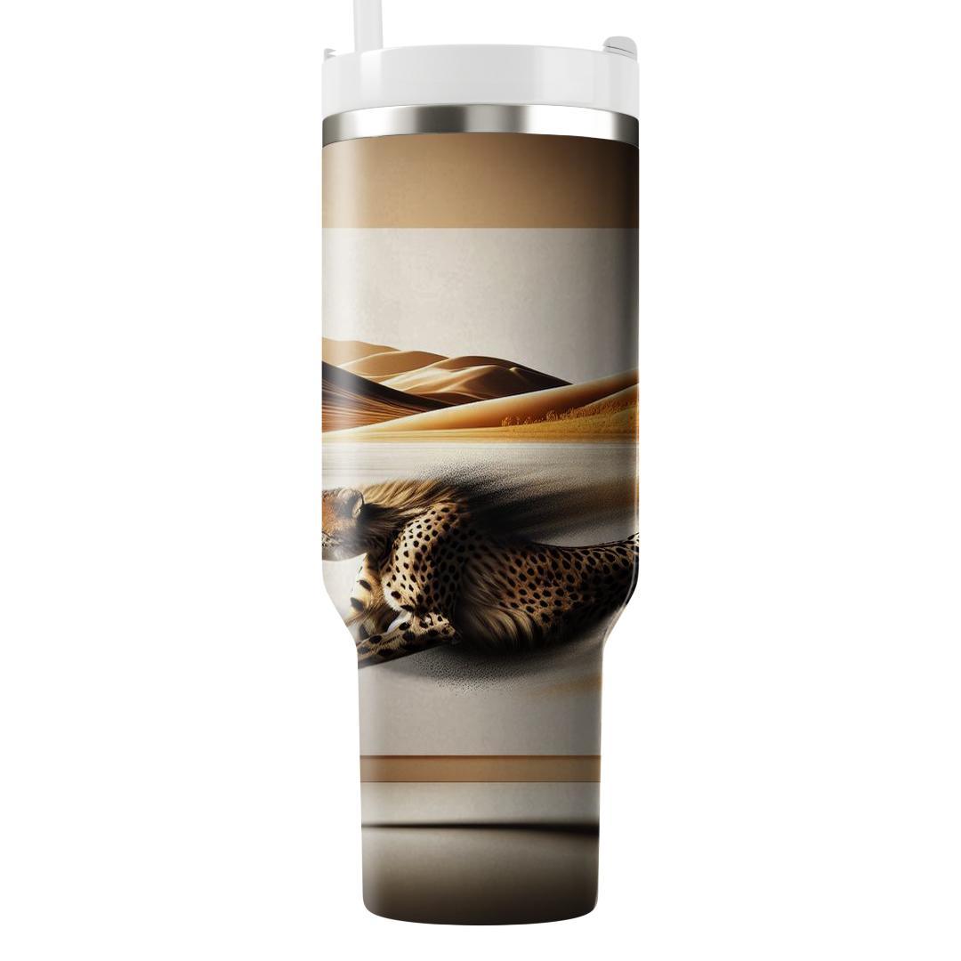 Chic Cheetah Dash  Travel Tumblers