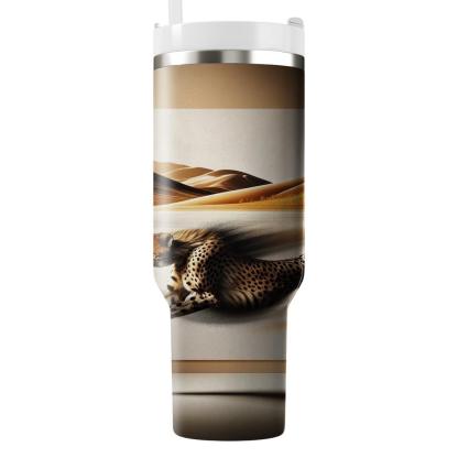 Chic Cheetah Dash  Travel Tumblers