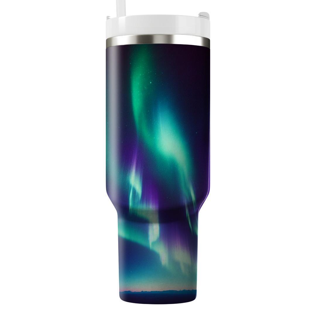 Winter Northern Skies  Tumbler Cups