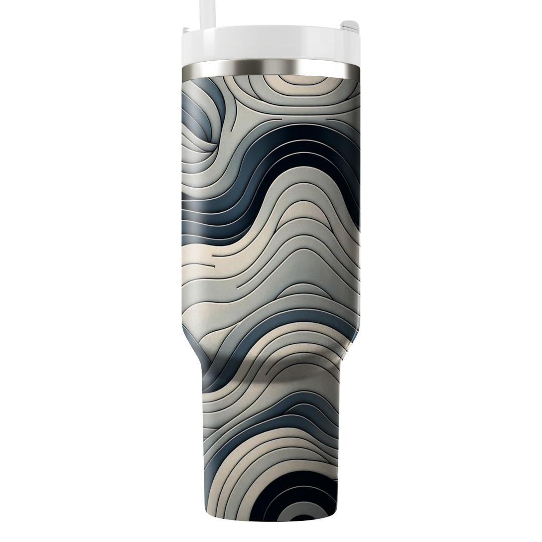 Sleek Modern Wave  Tumblers For Gifts