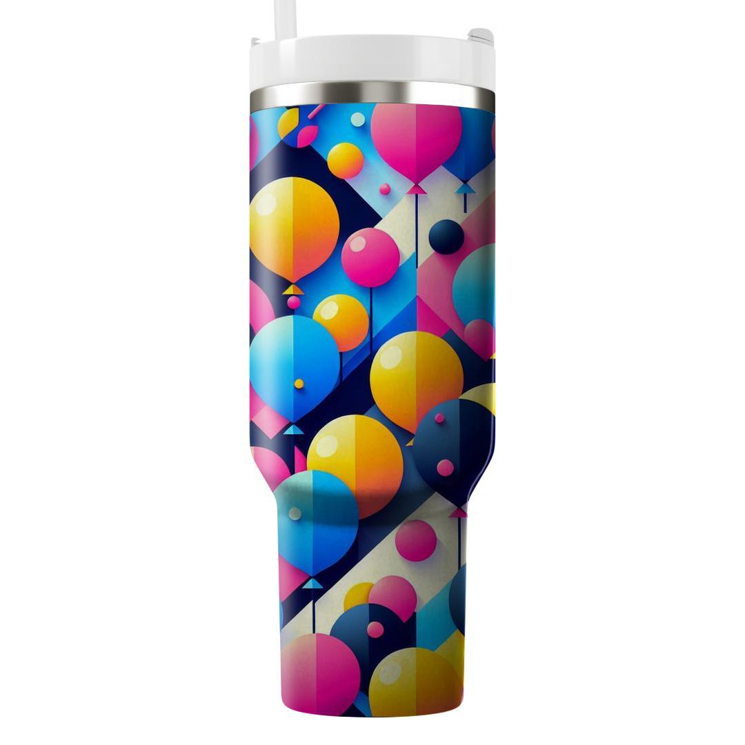 Festive Balloon Design  Tumblers For Gifts