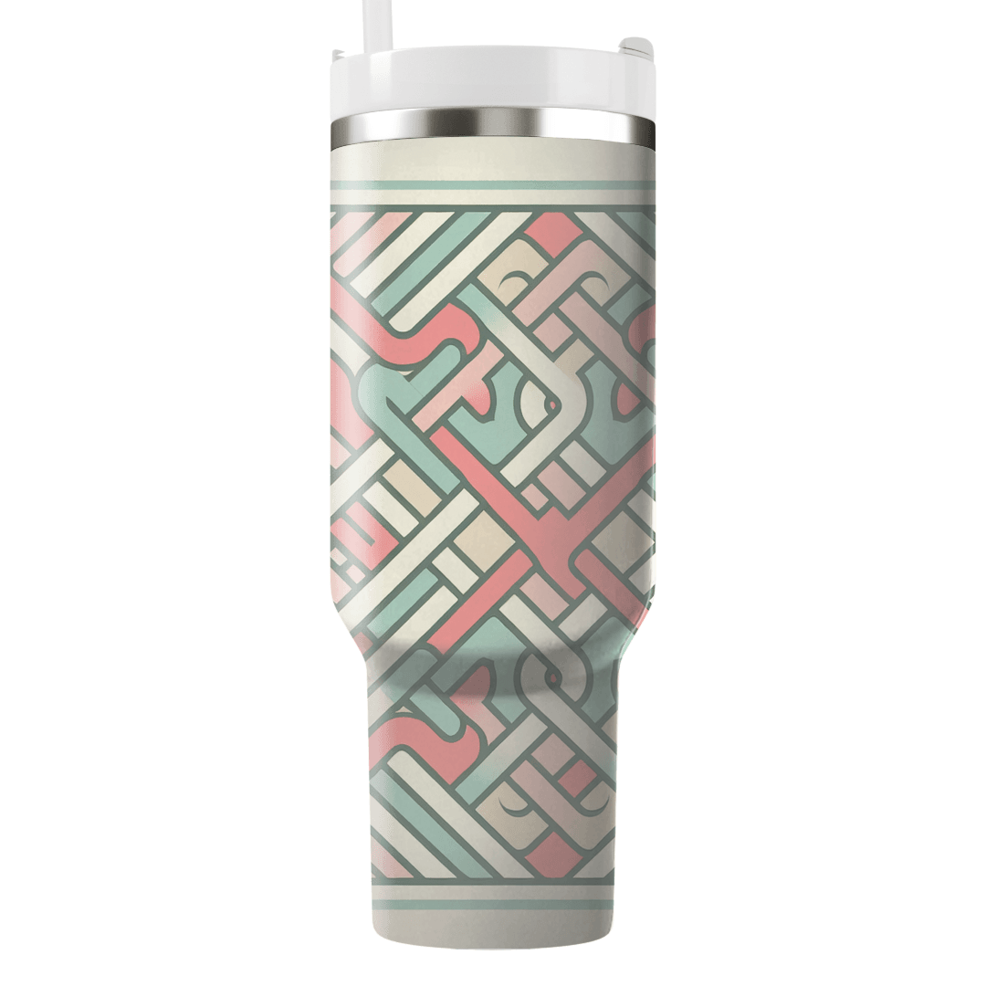 Lattice Weave Elegance  Custom Tumblers