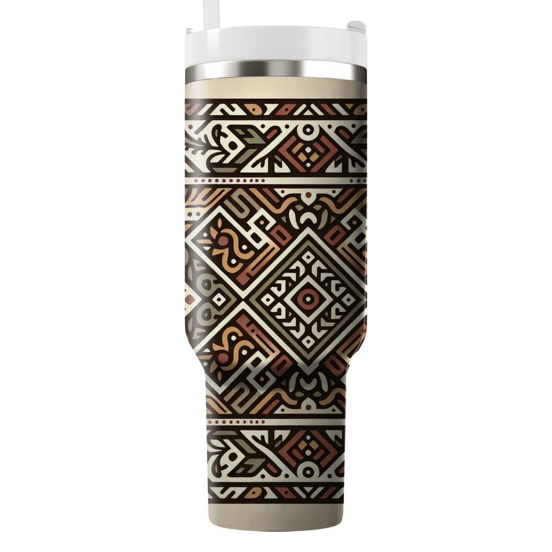 Artisan Tribal Weave  Tumblers For Gifts