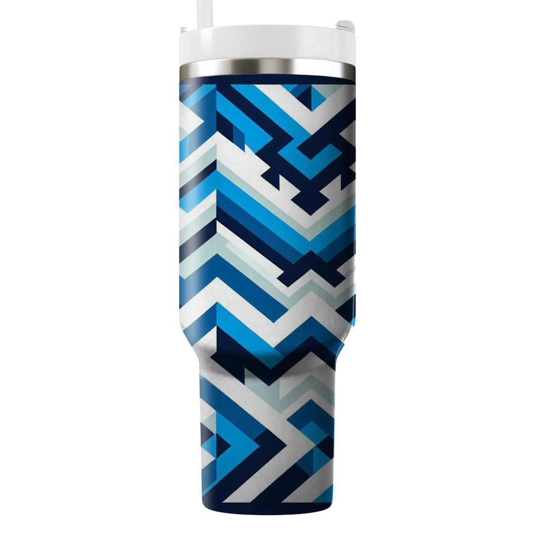 Classic Zigzag Pattern  Insulated Tumblers