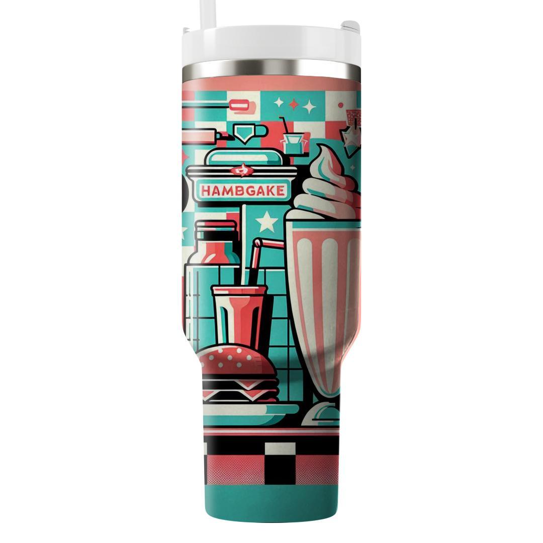 Kitschy Retro Diner  Travel Tumblers