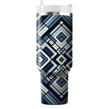 Interlocking Diamond Pattern  Tumblers For Gifts