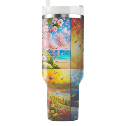 Seasonal Bliss  Unique Tumblers