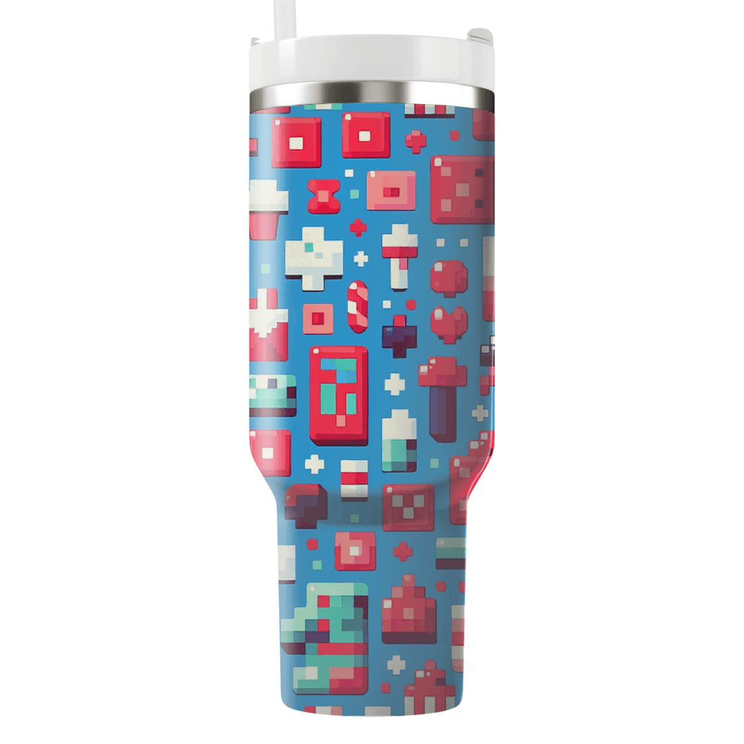 Modern Pixel Art  Custom Tumblers