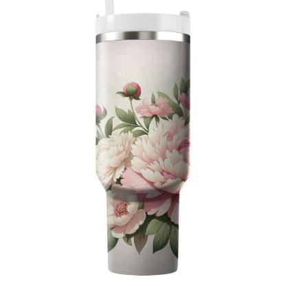 Blushing Peony Harmony  Insulated Tumblers