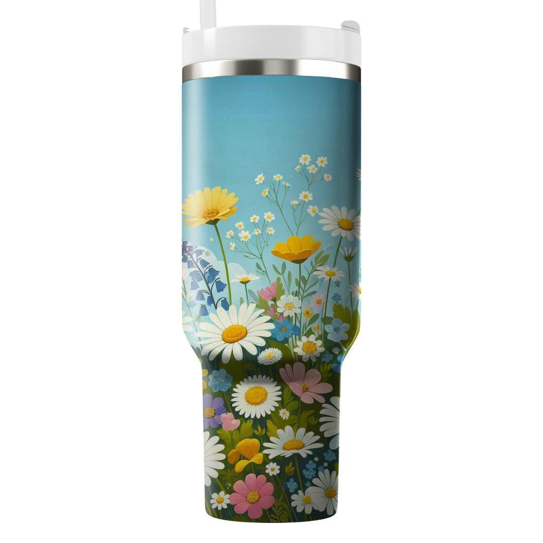 Breezy Floral Fields  Insulated Tumblers