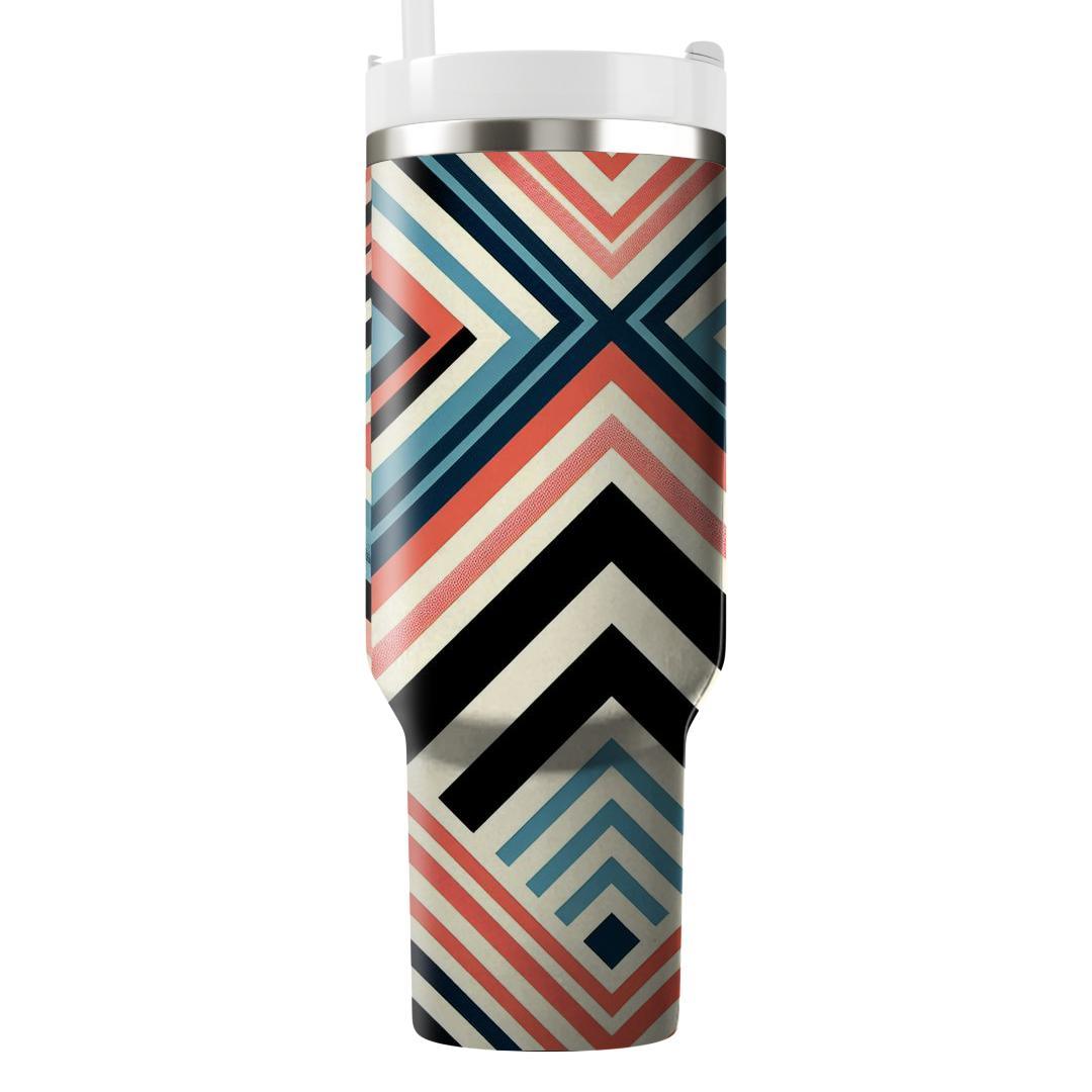 Bold Striped Chevron  Decorative Tumblers