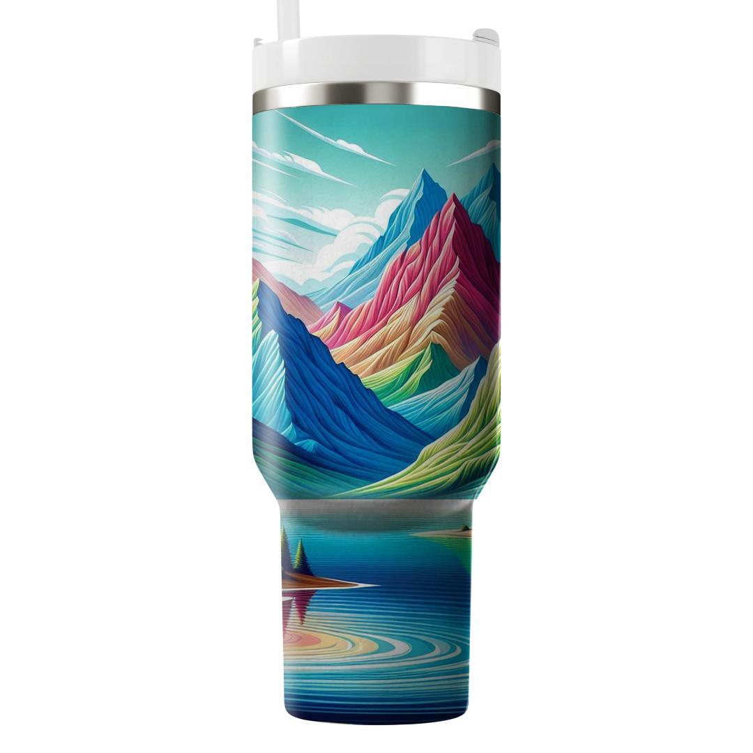 Groovy Mountain Retreat  Personalized Tumblers