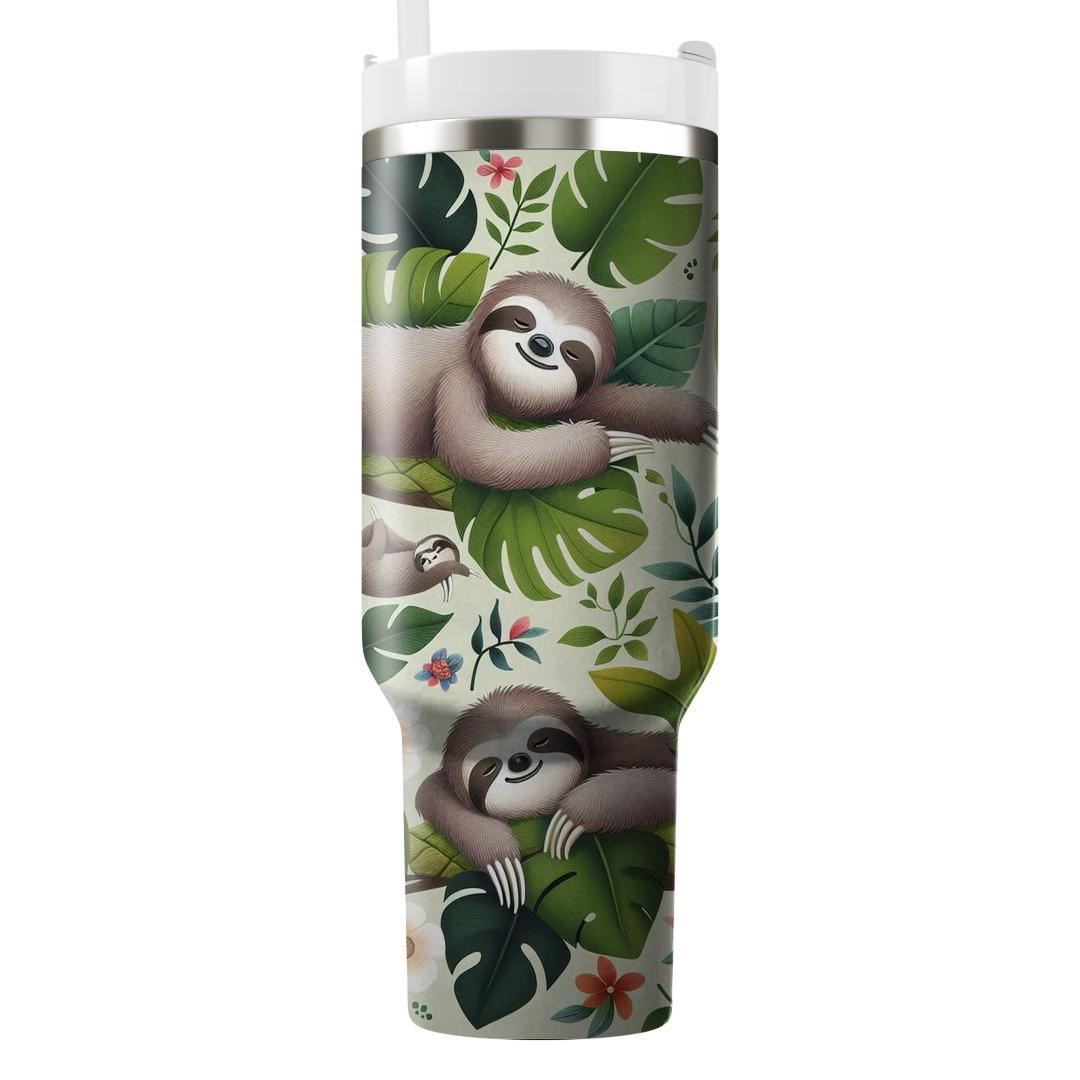 Dreamy Sloth Sanctuary  Travel Tumblers