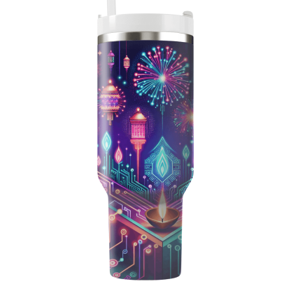 Futuristic Festival Of Lights - Diwali 2100  Decorative Tumblers