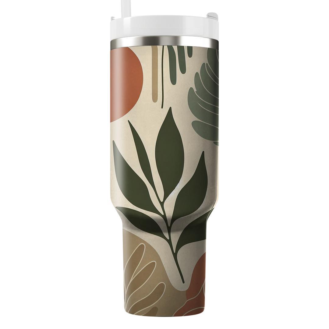Earth Tones Elegance  Travel Tumblers
