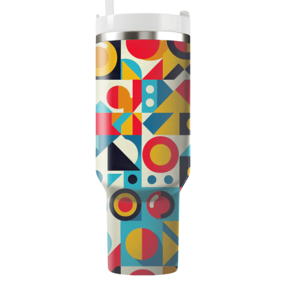 Colorful Burst Of Shapes  Insulated Tumblers
