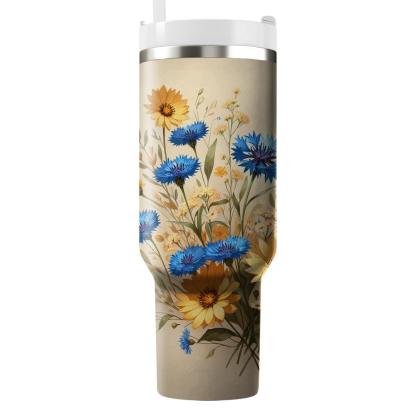 Rustic Wildflower Escape  Tumbler Cups