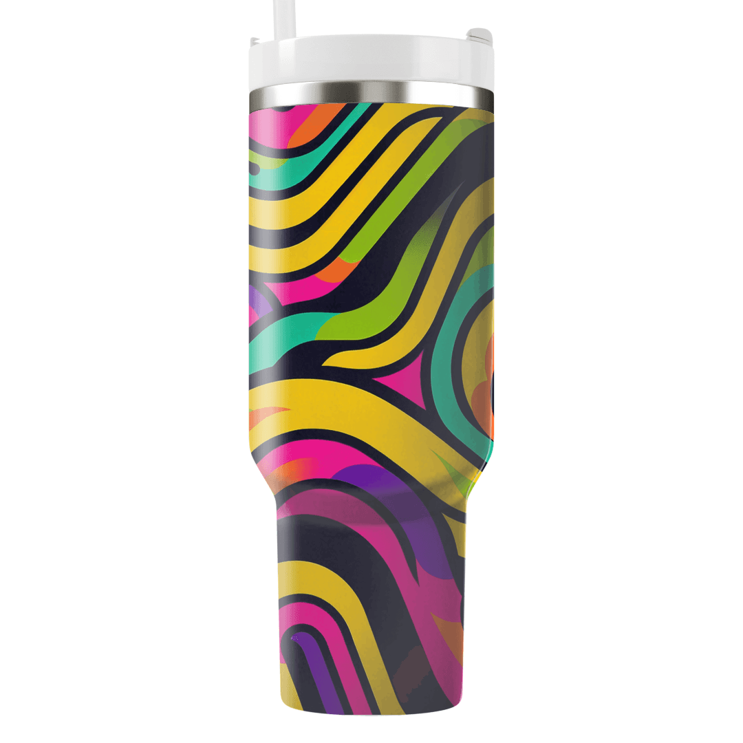 Funky Lines  Custom Tumblers