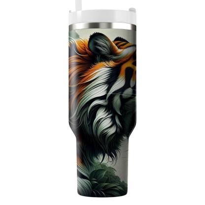 Bold Tiger Roar  Travel Tumblers
