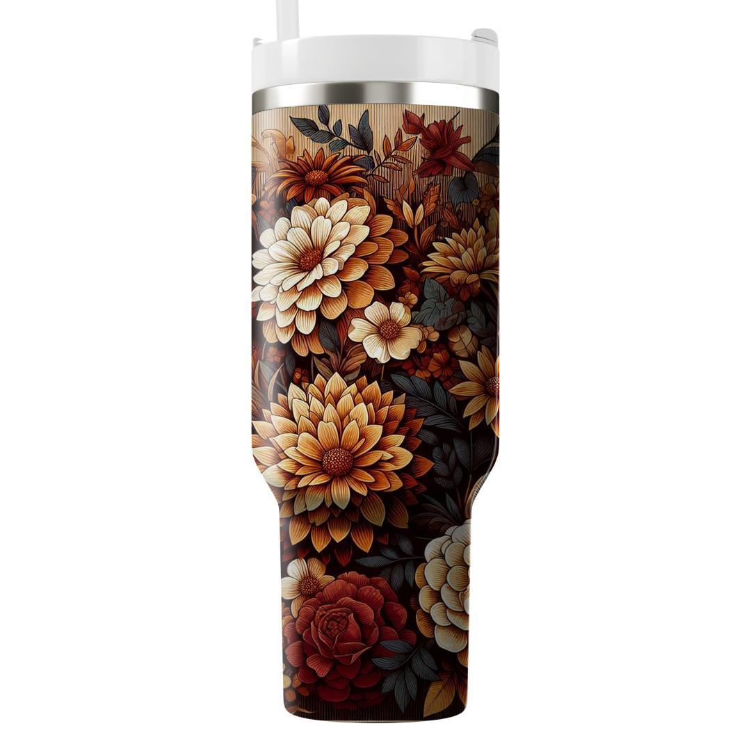 Bohemian Floral Rhapsody  Unique Tumblers
