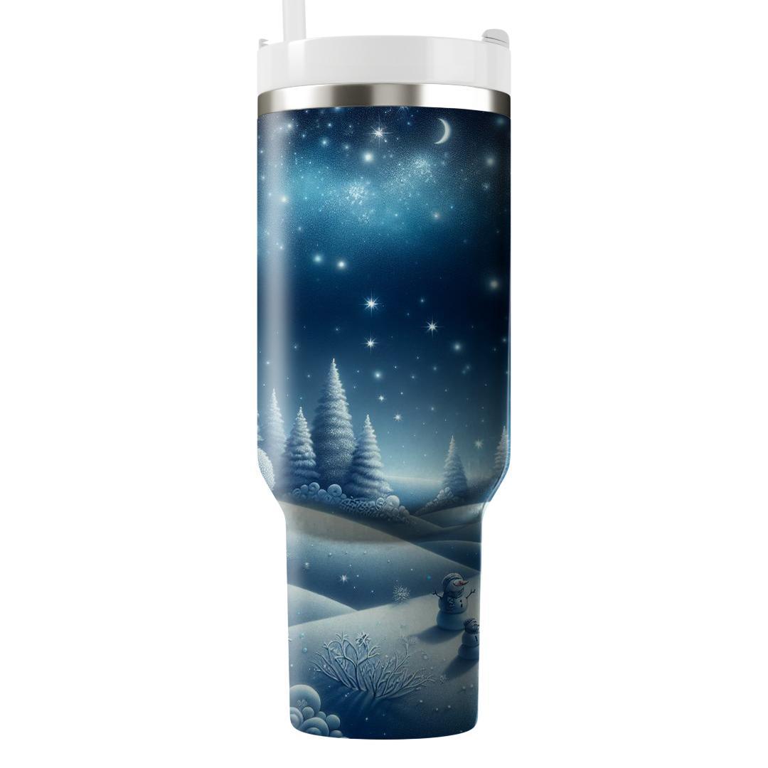 Winter Night Whimsy  Unique Tumblers
