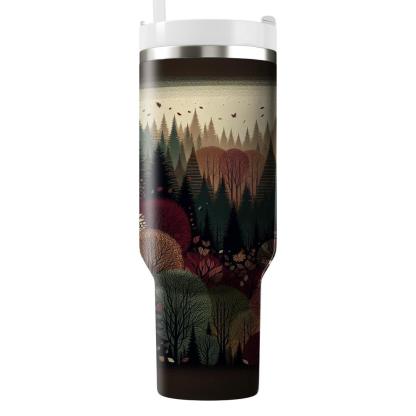 Mystic Autumn Woods  Travel Tumblers
