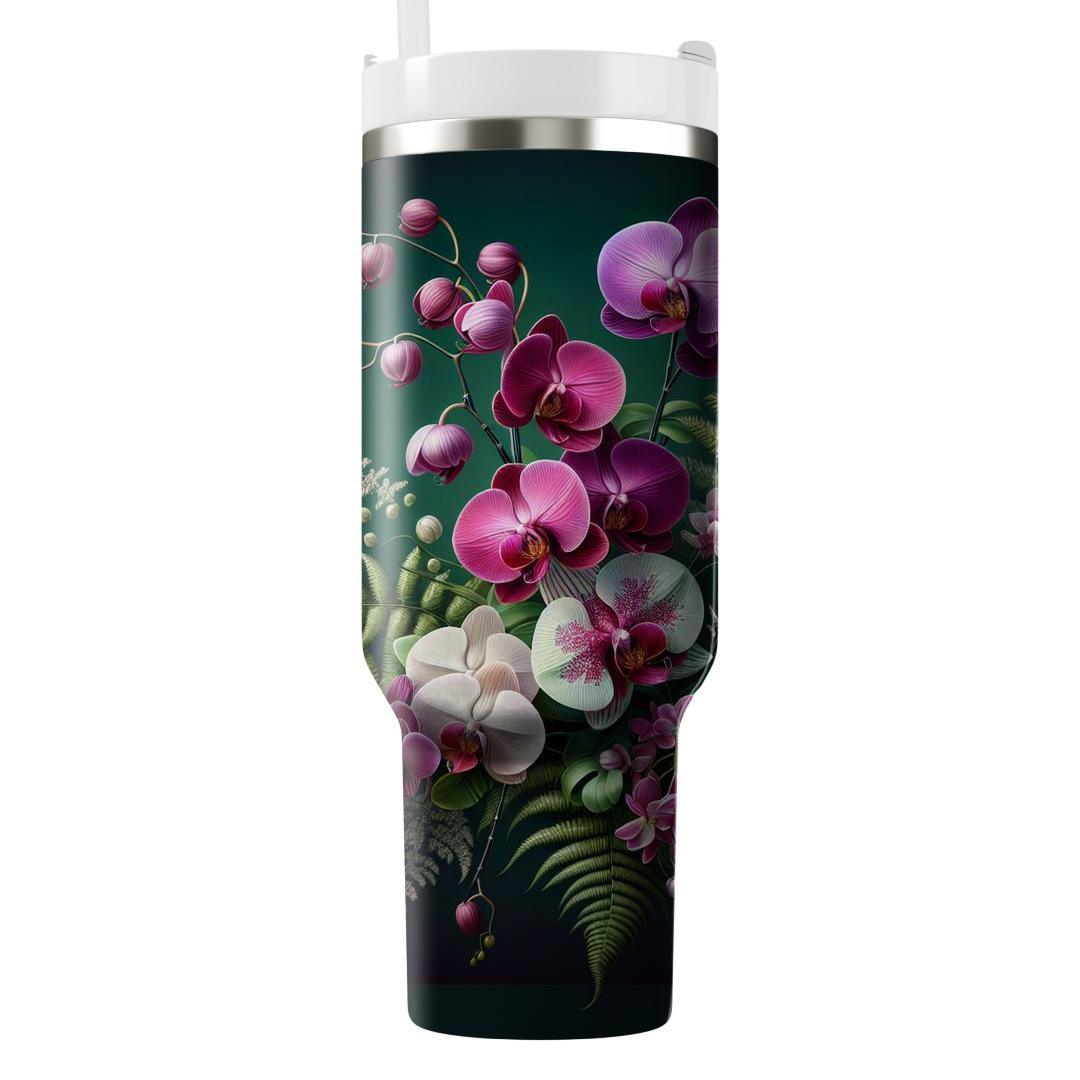Enchanted Orchid Oasis  Tumbler Cups