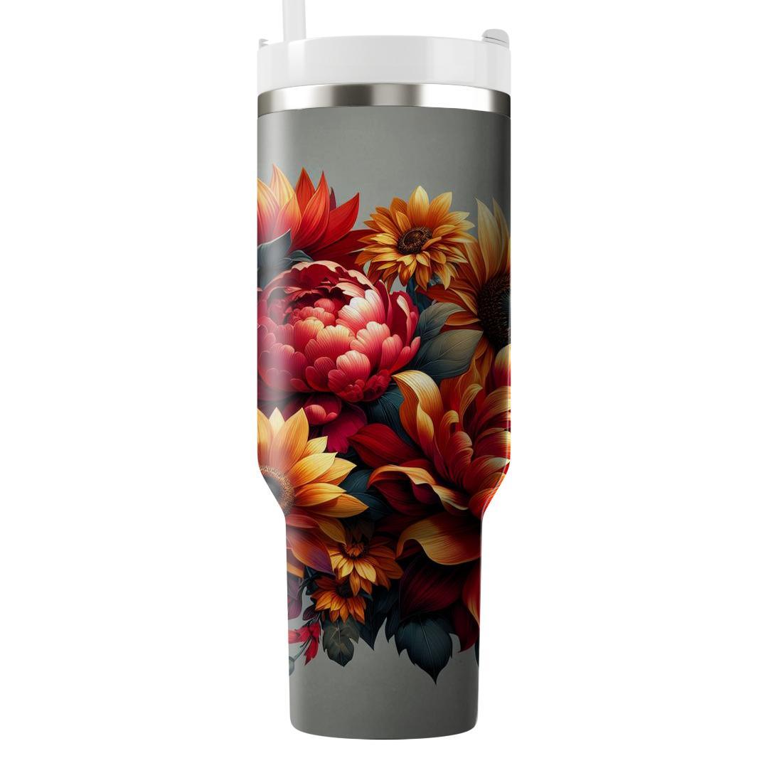 Bold Floral Expressions  Tumbler Cups