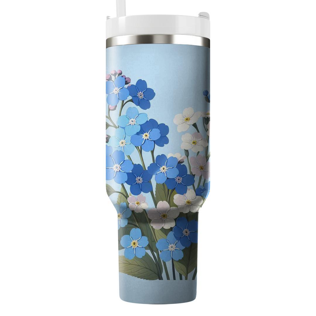 Azure Blooms  Tumblers For Gifts