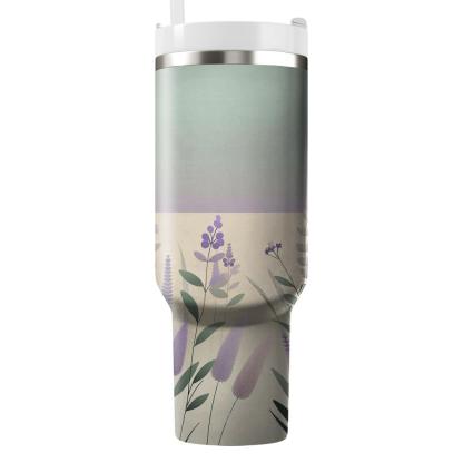 Charming Lavender Field  Insulated Tumblers