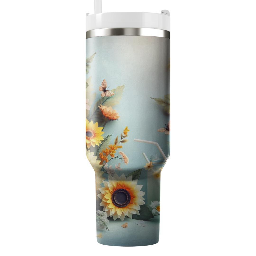 Spring Sunshine & Blooms  Travel Tumblers