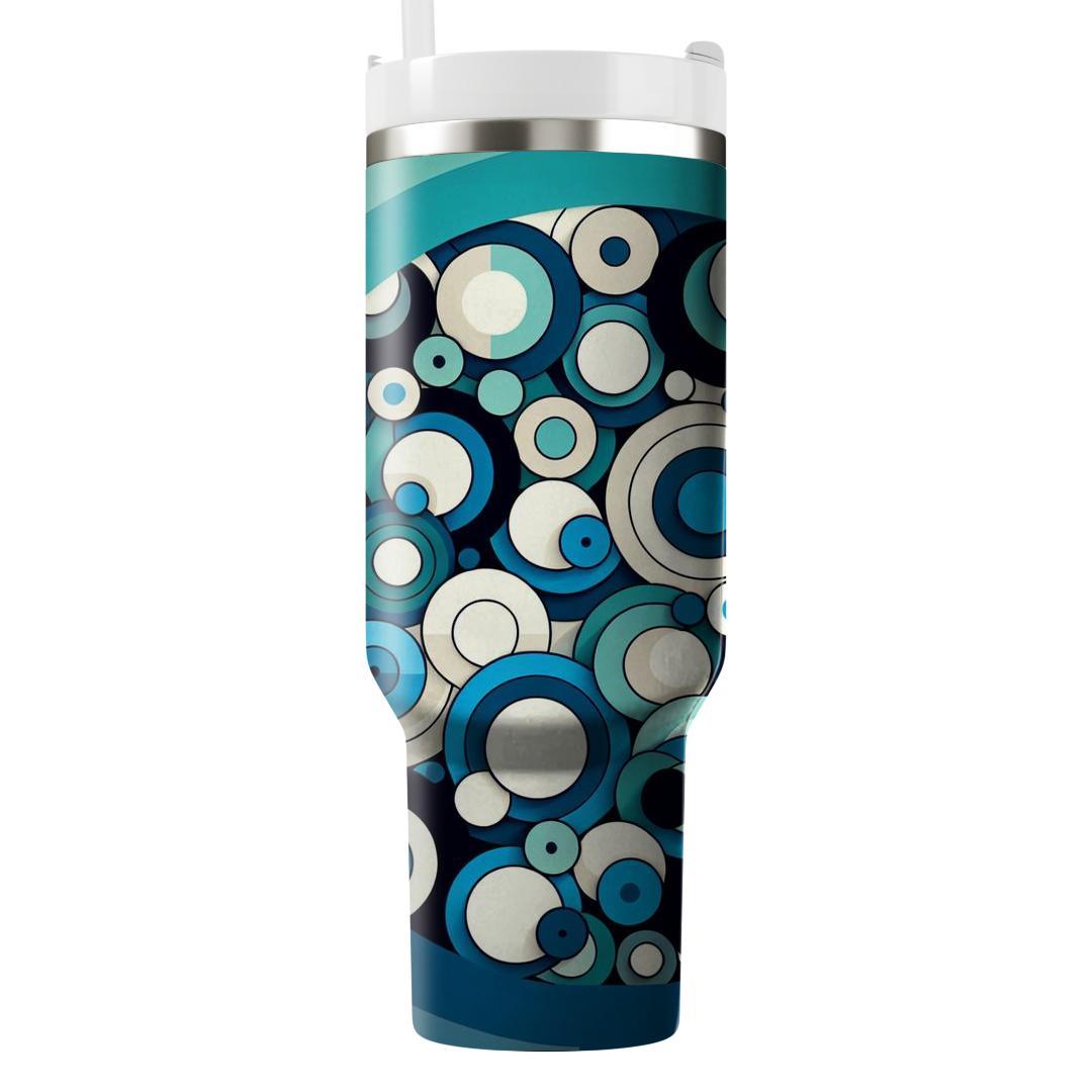 Abstract Circles Harmony  Decorative Tumblers