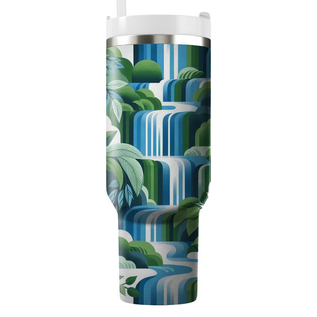 Cascading Waterfall  Insulated Tumblers