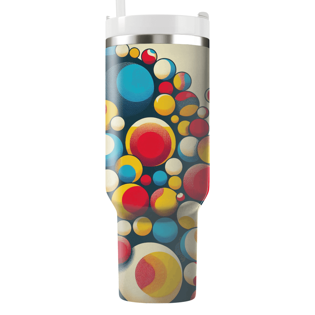 Colorful Polka Dots Travel Tumblers