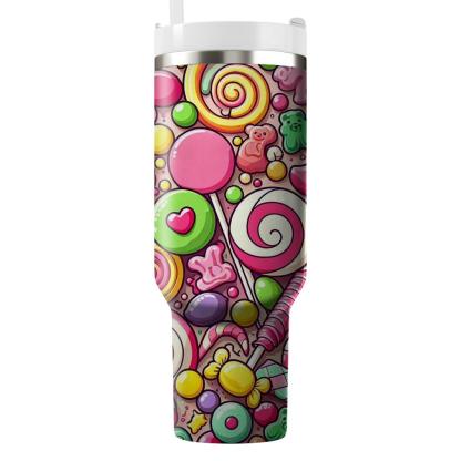 Neon Candyland  Personalized Tumblers
