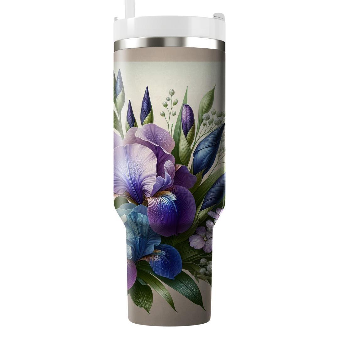 Classic Iris Delight  Insulated Tumblers