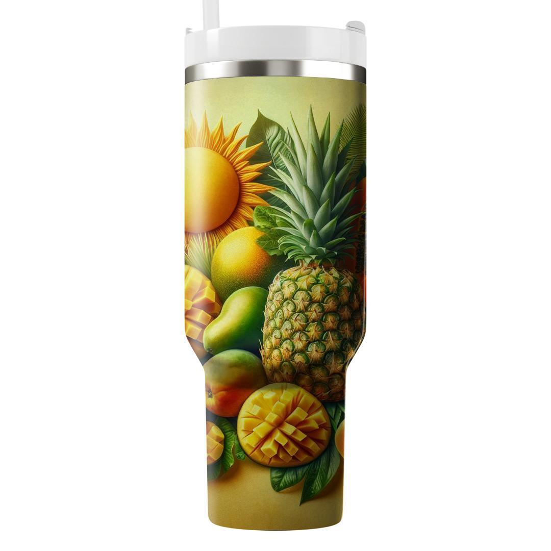 Summer Tropical Fruit  Tumbler Cups