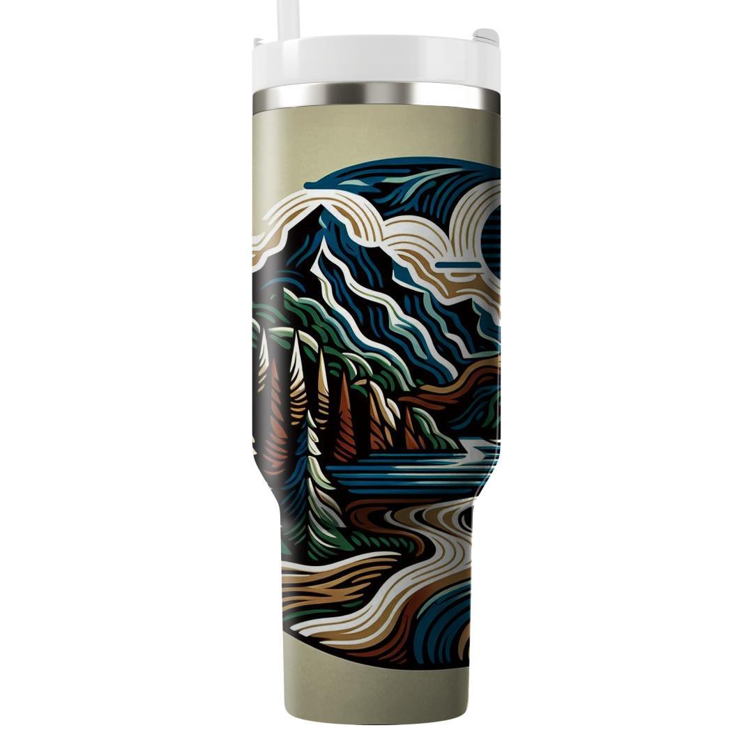 Vintage Earth  Travel Tumblers