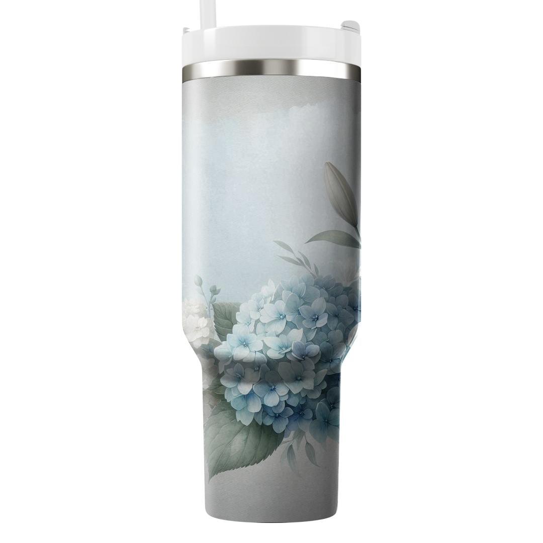 Serene Floral Mist  Unique Tumblers