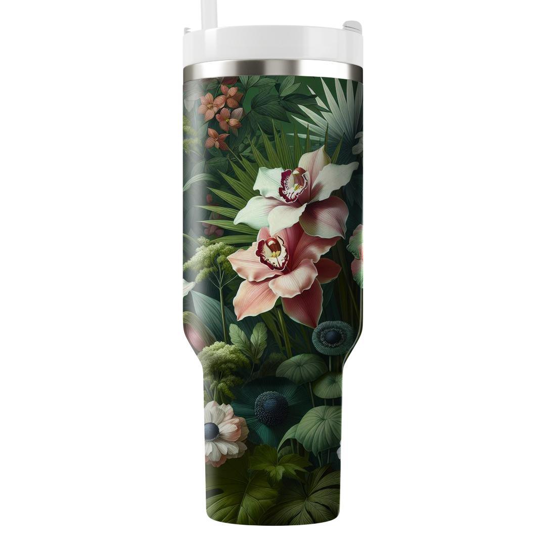 Lush Botanical Haven  Tumbler Cups