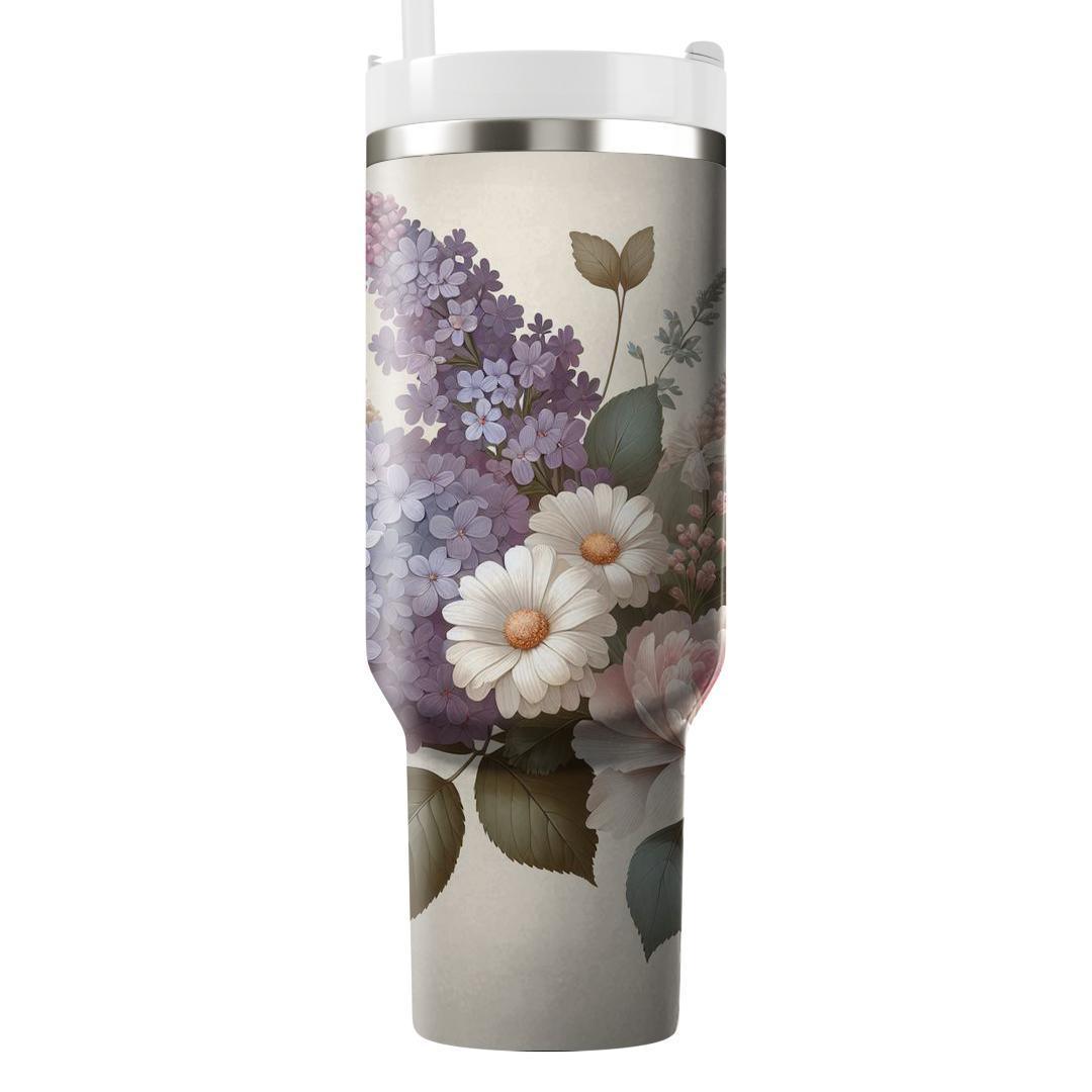 Dreamy Floral Whispers  Insulated Tumblers