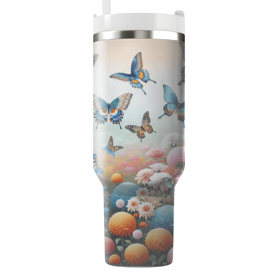 Elegant Butterfly Garden  Tumbler Cups