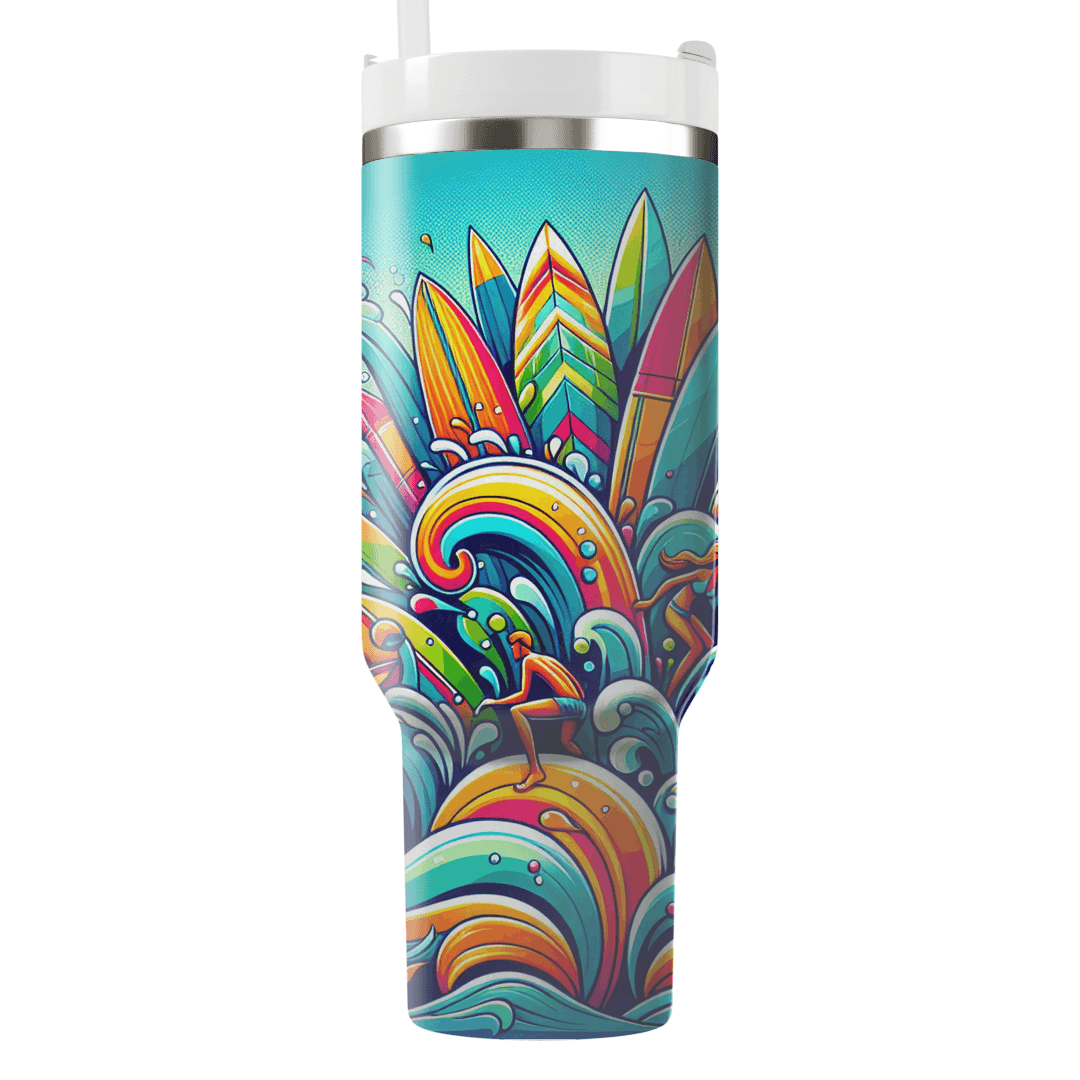 Summer Surf Adventure  Tumbler Cups