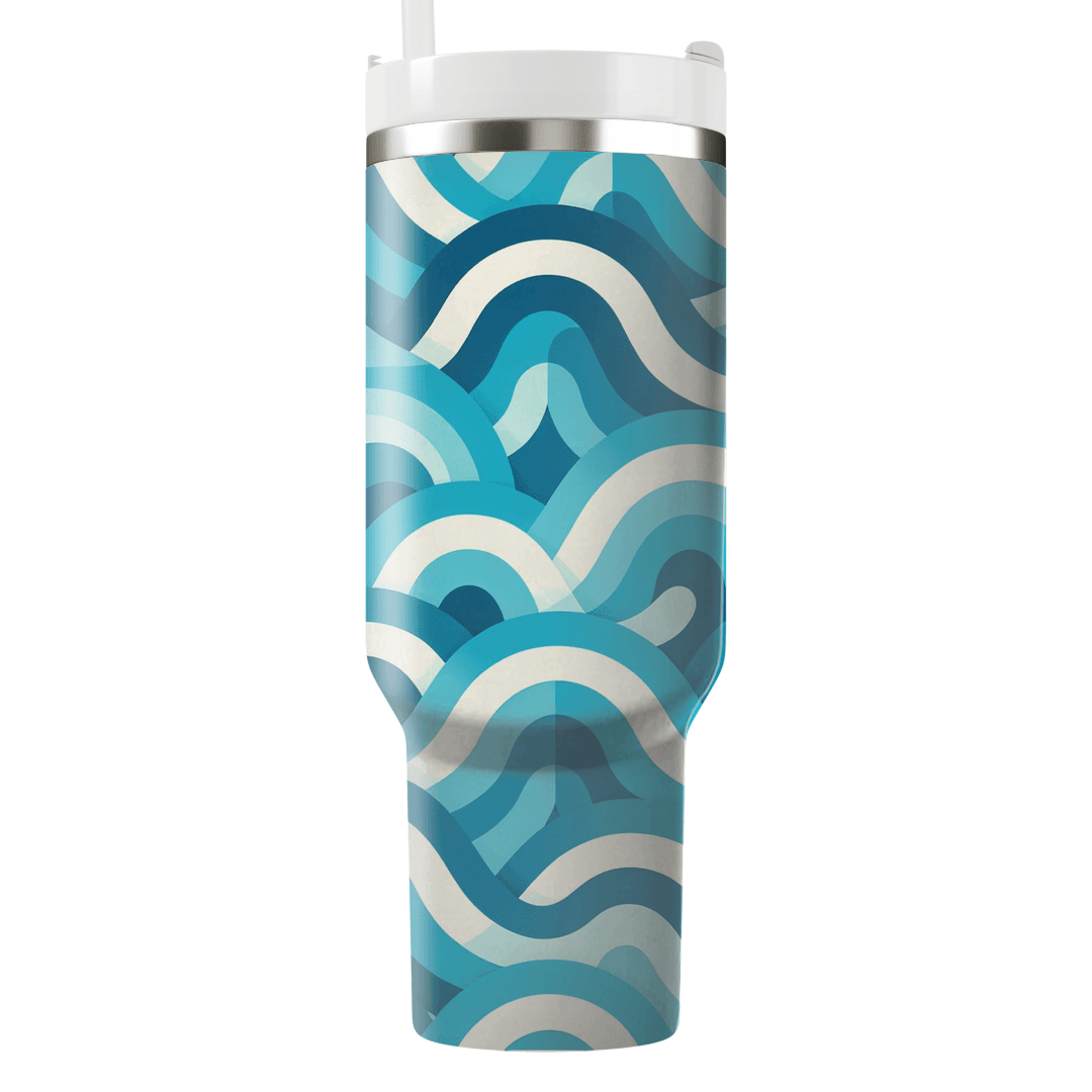 Gradient Wave Pattern  Insulated Tumblers