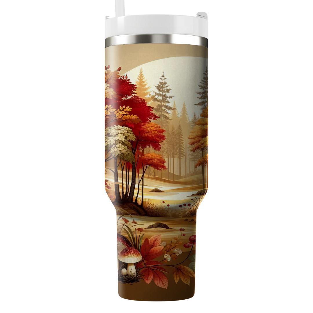 Autumn Woodland Scene  Tumbler Cups