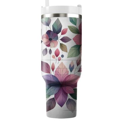 Artistic Watercolor Flowers  Tumblers For Gifts