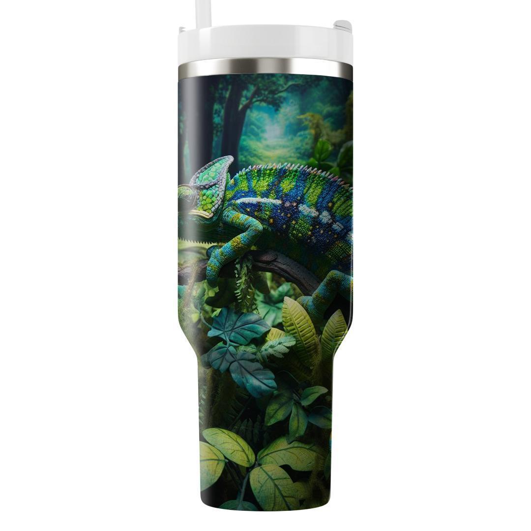 Exotic Chameleon Camouflage  Tumblers With Lids